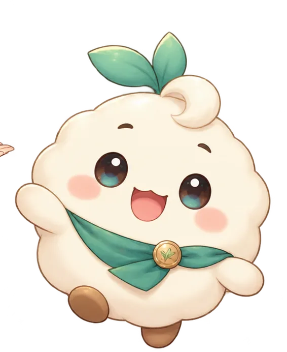 案内役のゆるキャラ、まめぽん