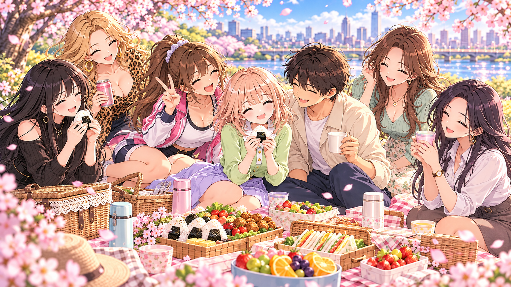楽しいピクニックのエンディングイラスト