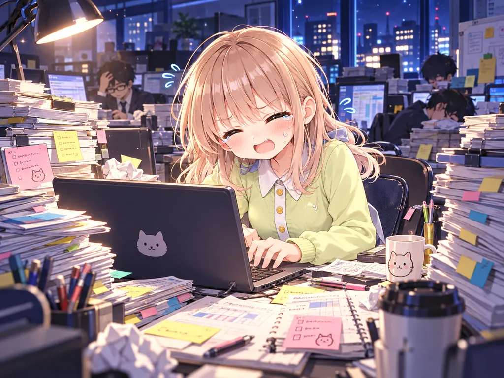 たのピクちゃんのアクションイラスト